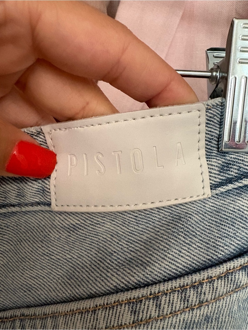 Pistola Cassie Super High Rise Straight Crop Jeans – Baja Wash - Picture 3 of 7